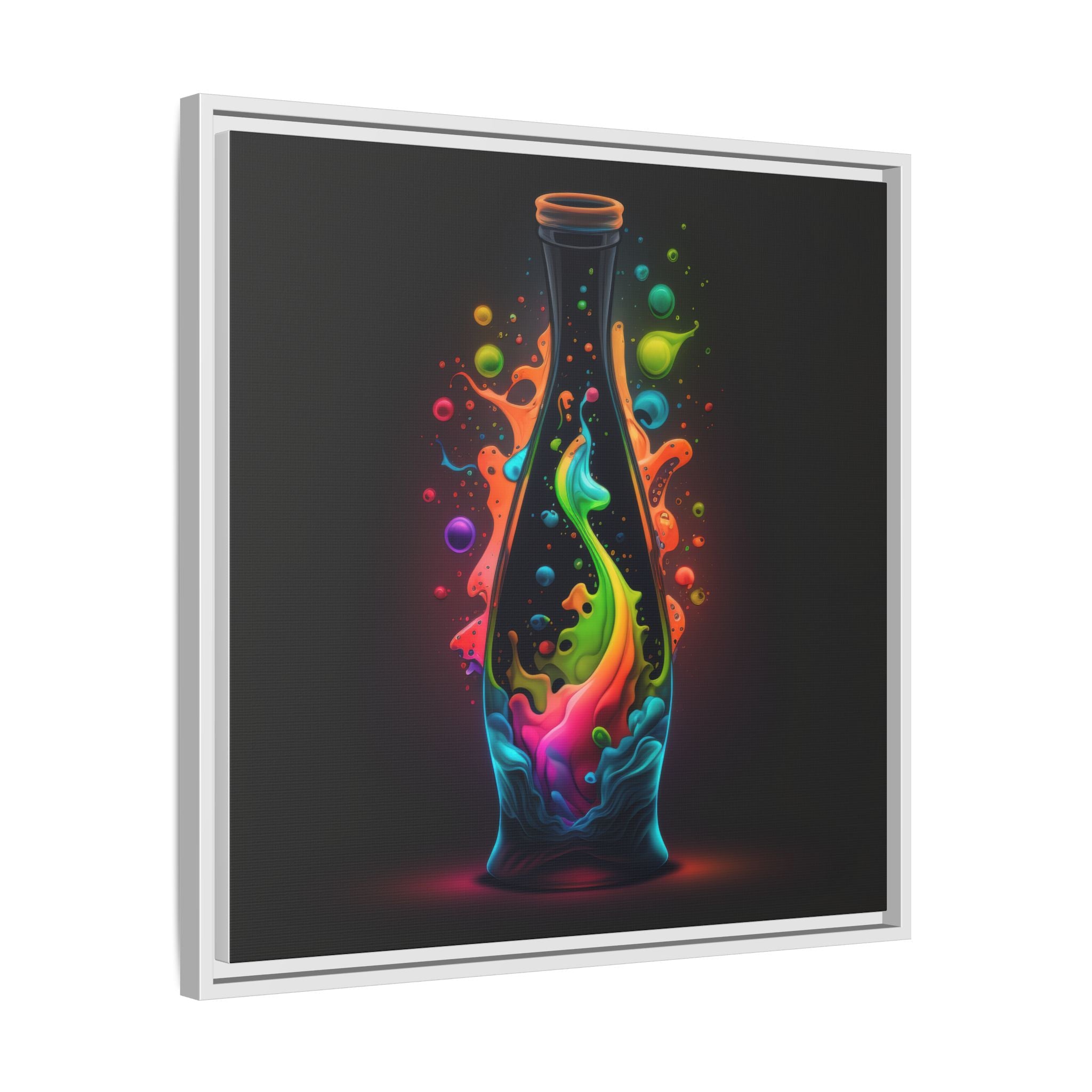 Chromatic Ascent, Art Print — Colorful Modern Wall Canvas