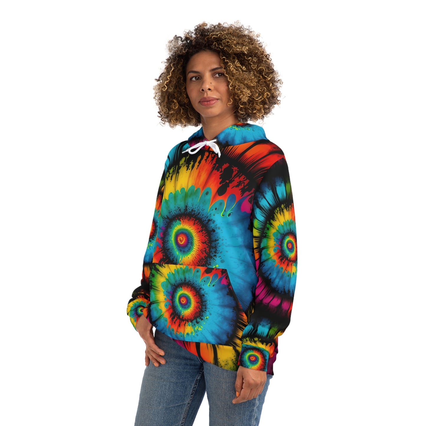 Bold And Beautiful Tie Dye Style four Fashion Hoodie (AOP)