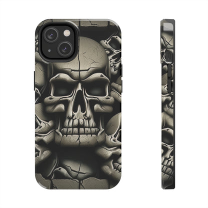 Metallic Chrome Skulls and classic Designed 12 Tough Phone Cases