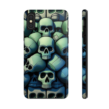 Metallic Chrome Skulls and classic Designed 10 Tough Phone Cases