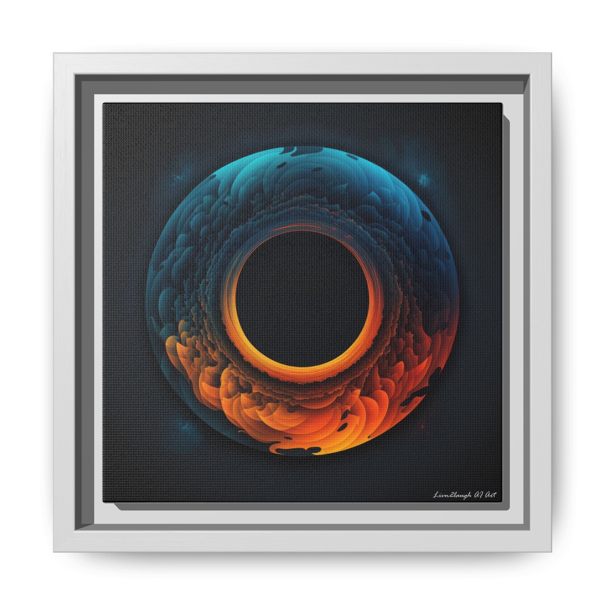Molten Silence, Art Print — Colorful Modern Wall Canvas