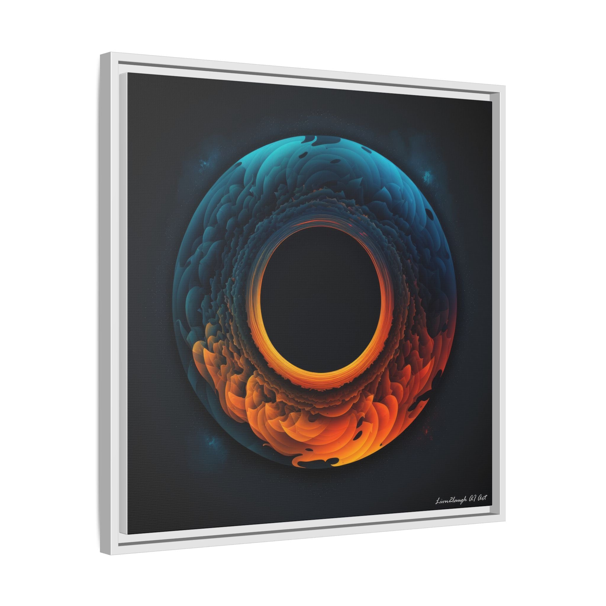 Molten Silence, Art Print — Colorful Modern Wall Canvas