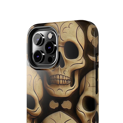 Metallic Chrome Skulls and classic Designed 19 Tough Phone Cases