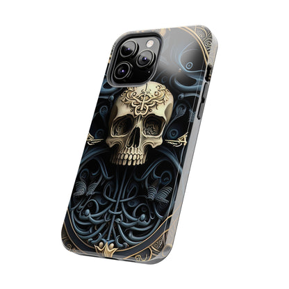 Metallic Chrome Skulls and classic Designed 6 Tough Phone Cases