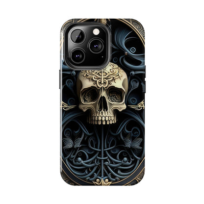 Metallic Chrome Skulls and classic Designed 6 Tough Phone Cases