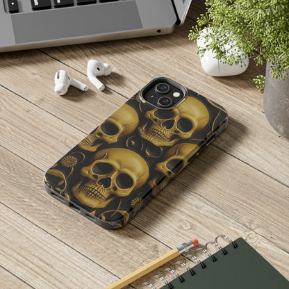 Metallic Chrome Skulls and classic Designed 18 Tough Phone Cases