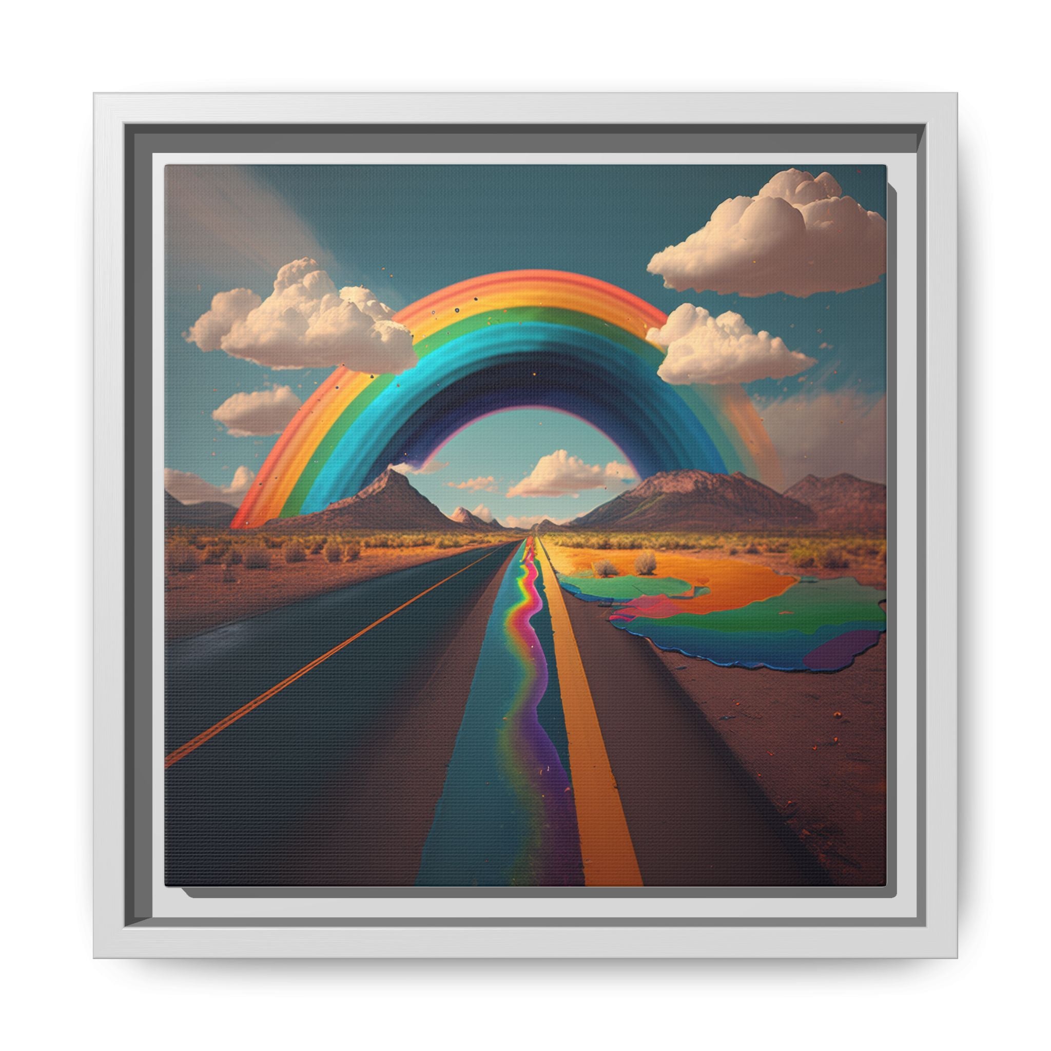 Road to Color, Art Print — Colorful Modern Wall Canvas