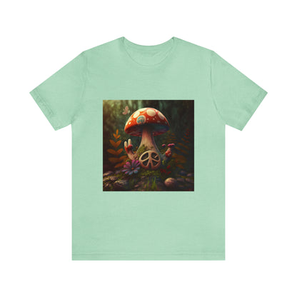 Hippie Mushroom Color Candy Style Design Style 7 Unisex Jersey Short Sleeve Tee