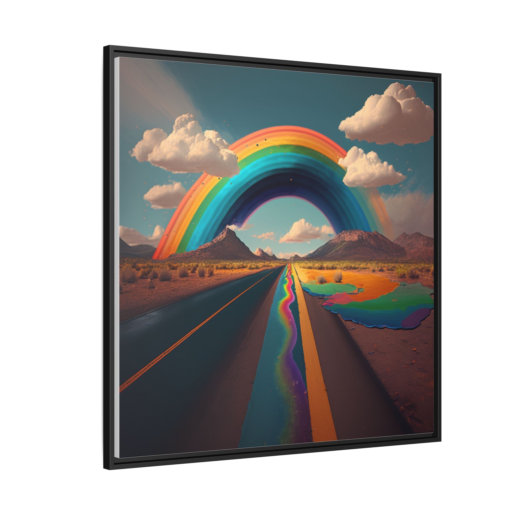 Road to Color, Art Print — Colorful Modern Wall Canvas