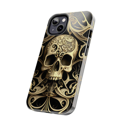 Metallic Chrome Skulls and classic Designed 7 Tough Phone Cases