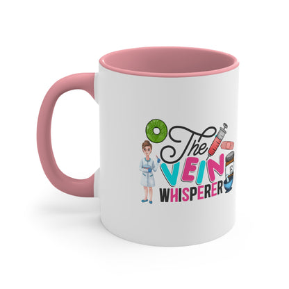 Nurse, Rn, Female , The Vein Whisperer, Coffee Mug, 11oz