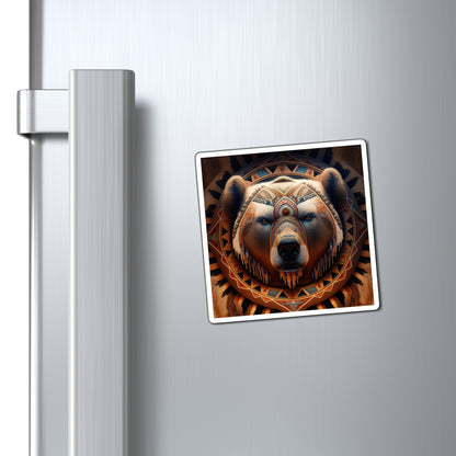 Magnificent Navajo Bear Style Four Magnets