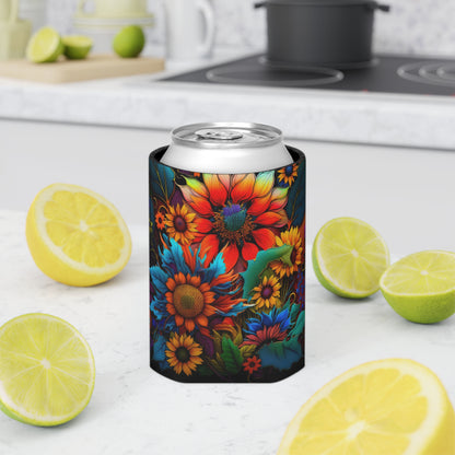 Bold And Beautiful Flowers Style One Can Cooler