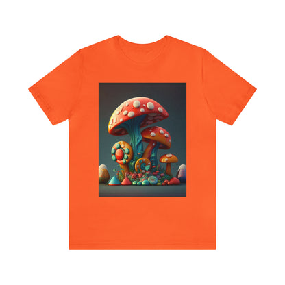 Hippie Mushroom Color Candy Style Design Style 6 Unisex Jersey Short Sleeve Tee