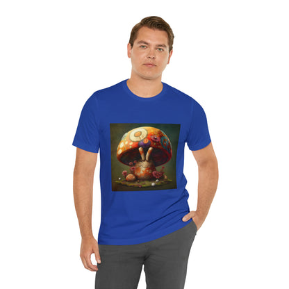 Hippie Mushroom Color Candy Style Design Style 8 Unisex Jersey Short Sleeve Tee