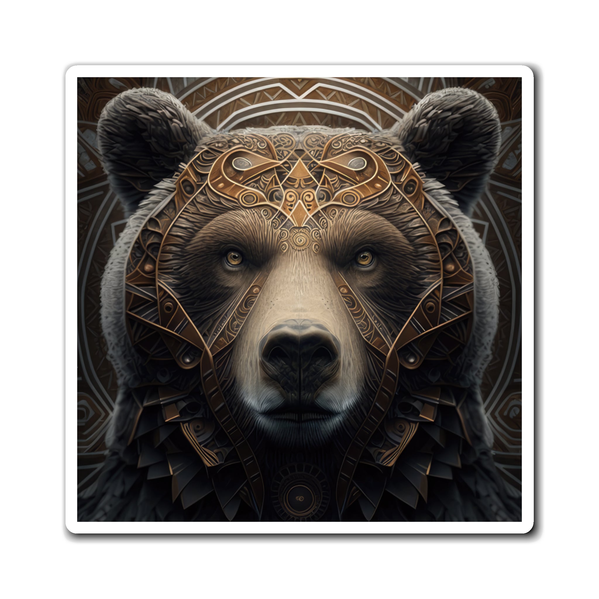 Magnificent Navajo Bear Style Eight Magnets