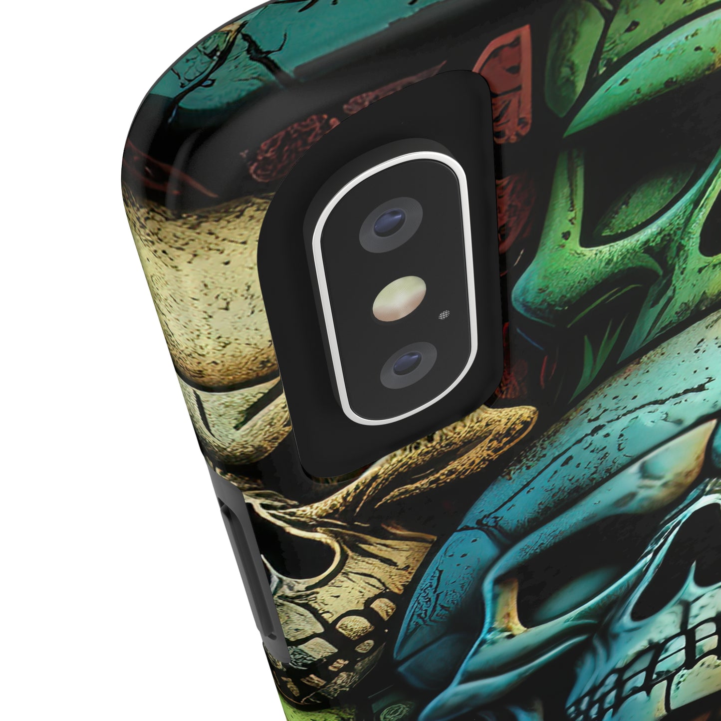 Metallic Chrome Skulls and classic Designed 13 Tough Phone Cases