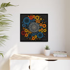 Harmonic Orbits, Matte Canvas, Framed (Multi-color)