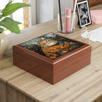 Mosaic Majesty: The Regal Cat, Jewelry- Stash- Collection Box