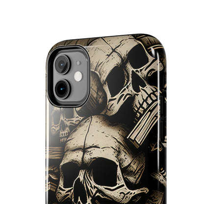 Metallic Chrome Skulls and classic Designed 14 Tough Phone Cases