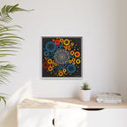 Harmonic Orbits, Matte Canvas, Framed (Multi-color)