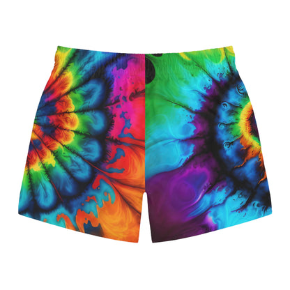 Bold And Beautiful Tie Dye Style One Swim Trunks (AOP)