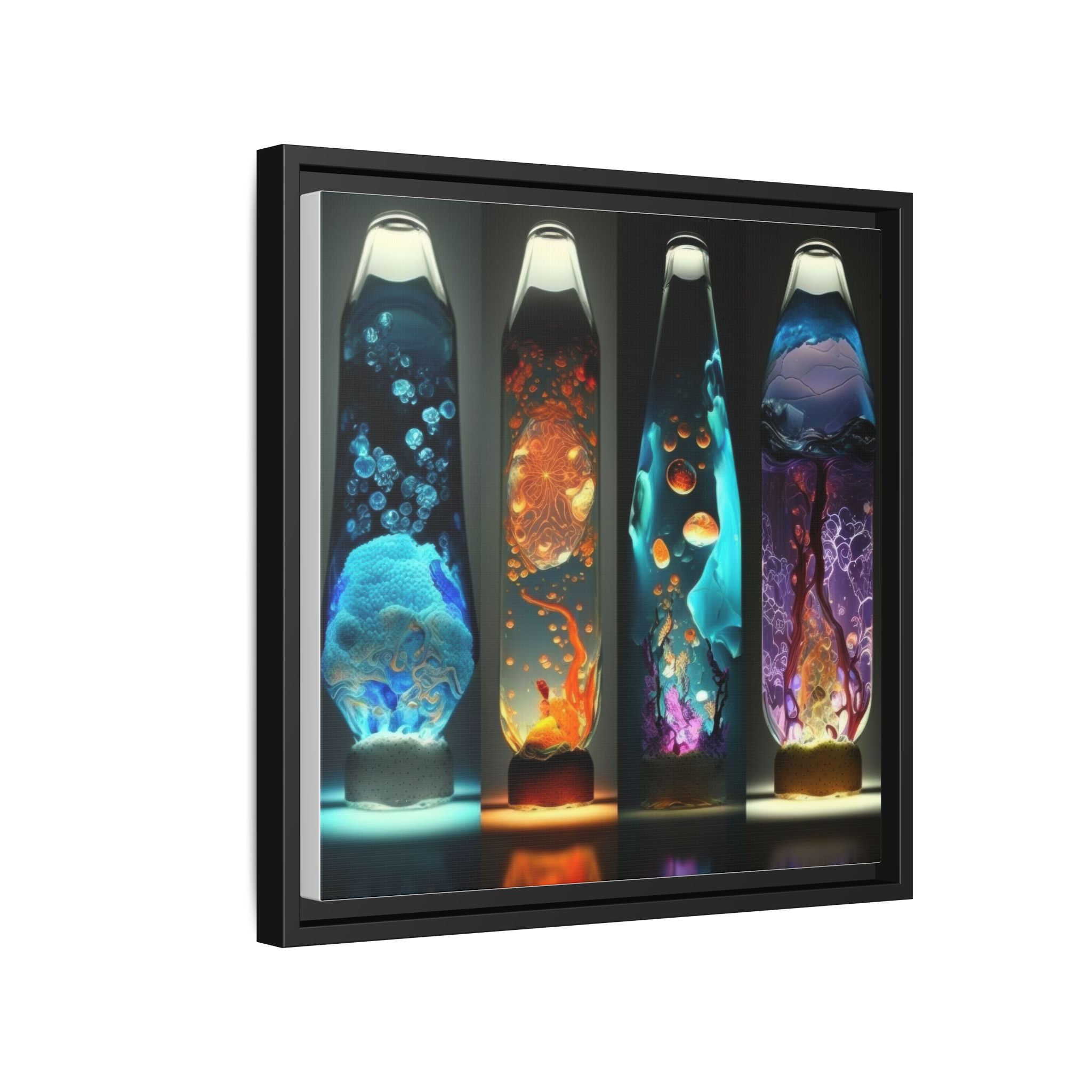 Elemental Currents, Art Print — Colorful Modern Wall Canvas