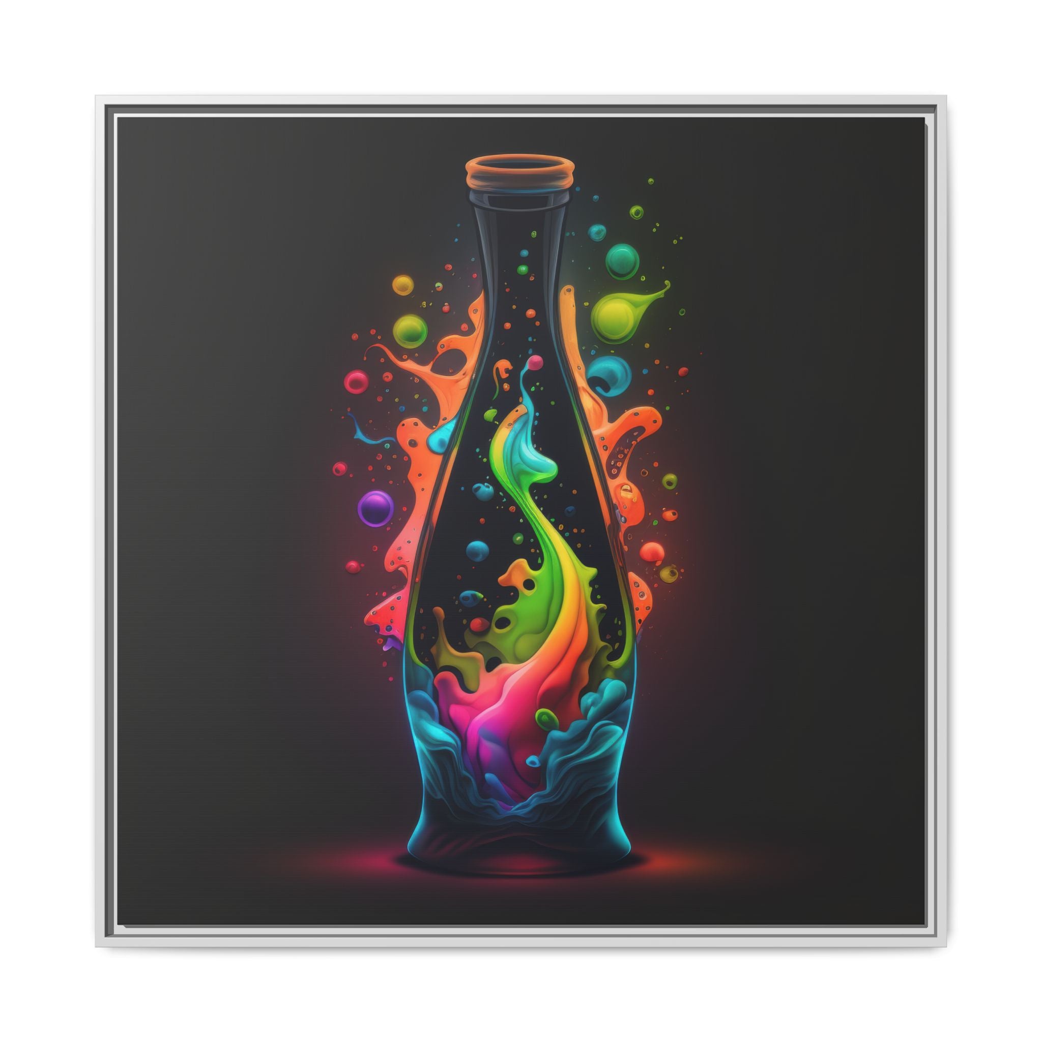 Chromatic Ascent, Art Print — Colorful Modern Wall Canvas