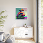 Sanctuary of Color, Art Print — Colorful Modern Wall Canvas