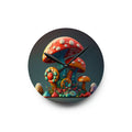 Hippie Mushroom Color Candy Style Design Style 4 Acrylic Wall Clock