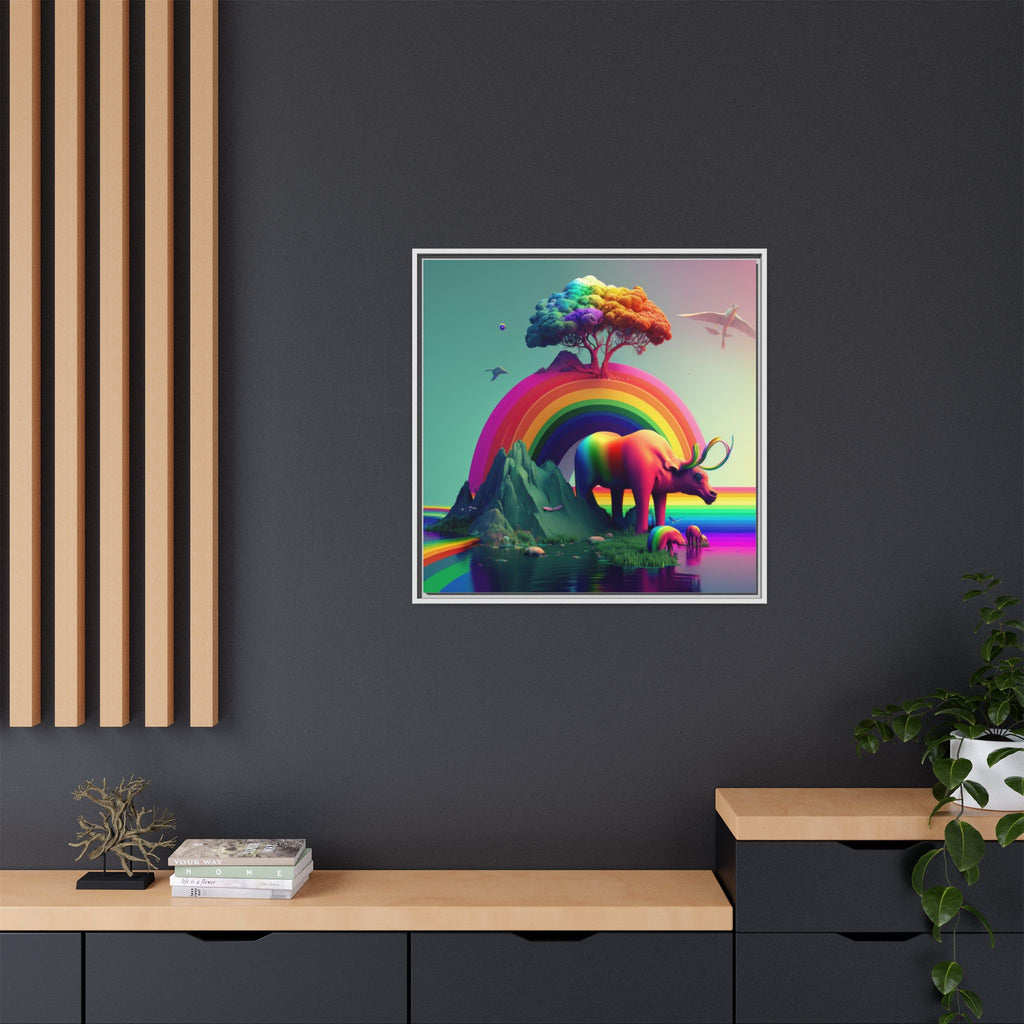 Sanctuary of Color, Art Print — Colorful Modern Wall Canvas