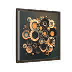 Concentric Harmony, Art Print — Colorful Modern Wall Canvas
