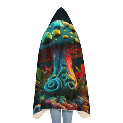 Hippie Mushroom Color Candy Style Design Style 5 Snuggle Blanket