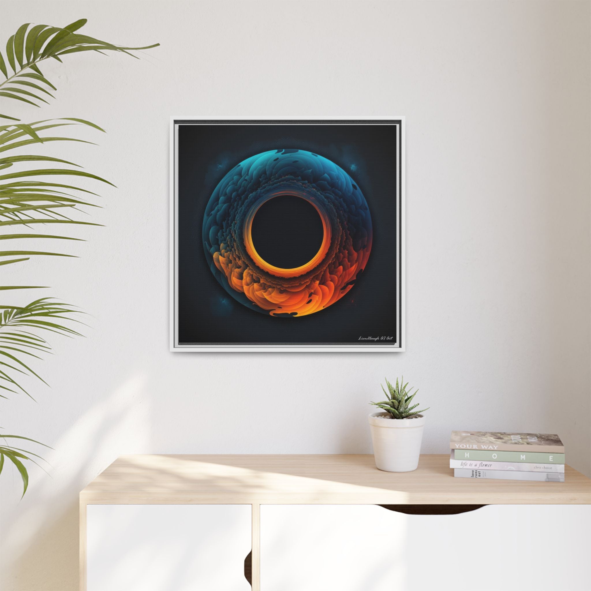 Molten Silence, Art Print — Colorful Modern Wall Canvas