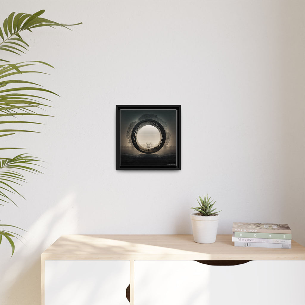Circle of Stillness, Art Print — Colorful Modern Wall Canvas