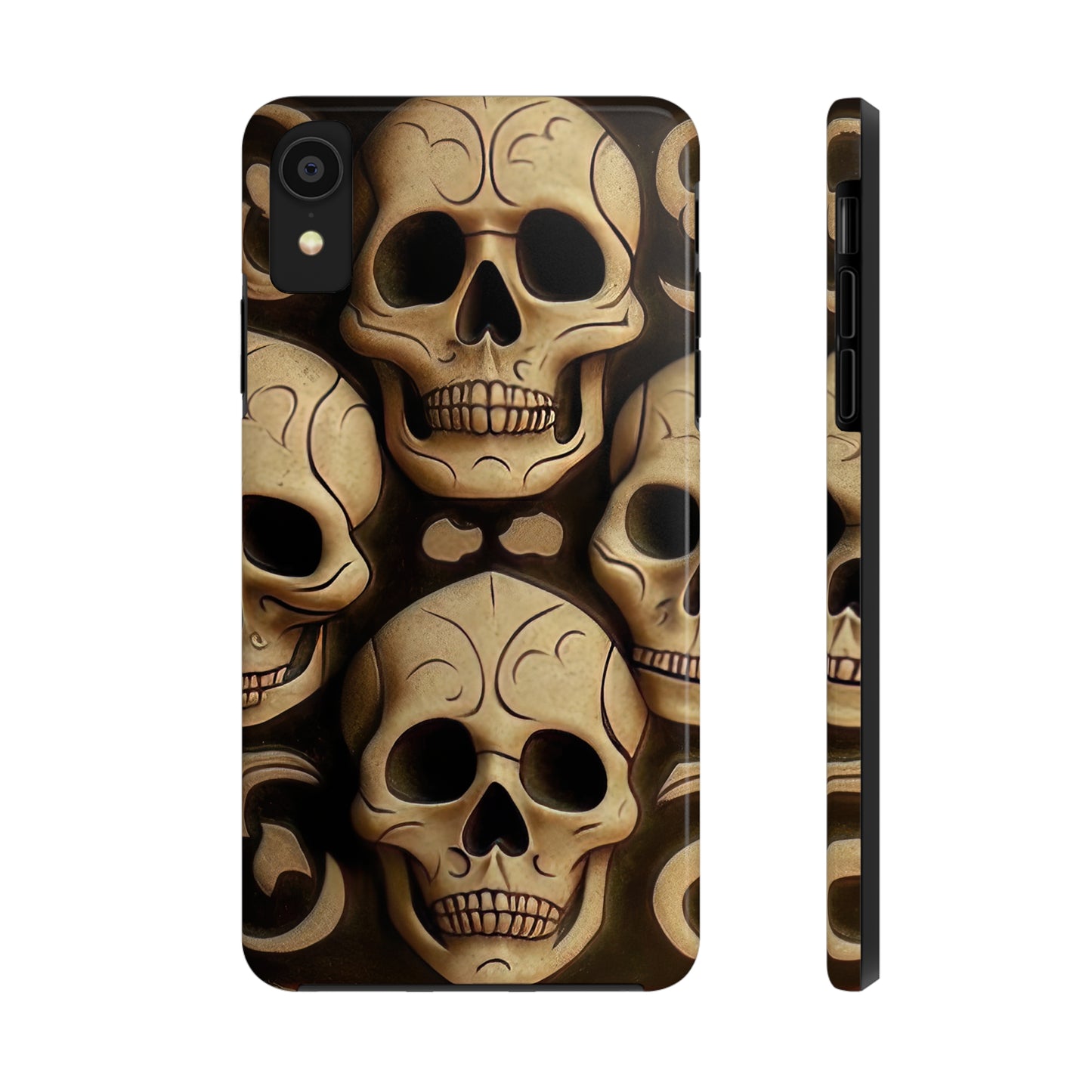 Metallic Chrome Skulls and classic Designed 19 Tough Phone Cases