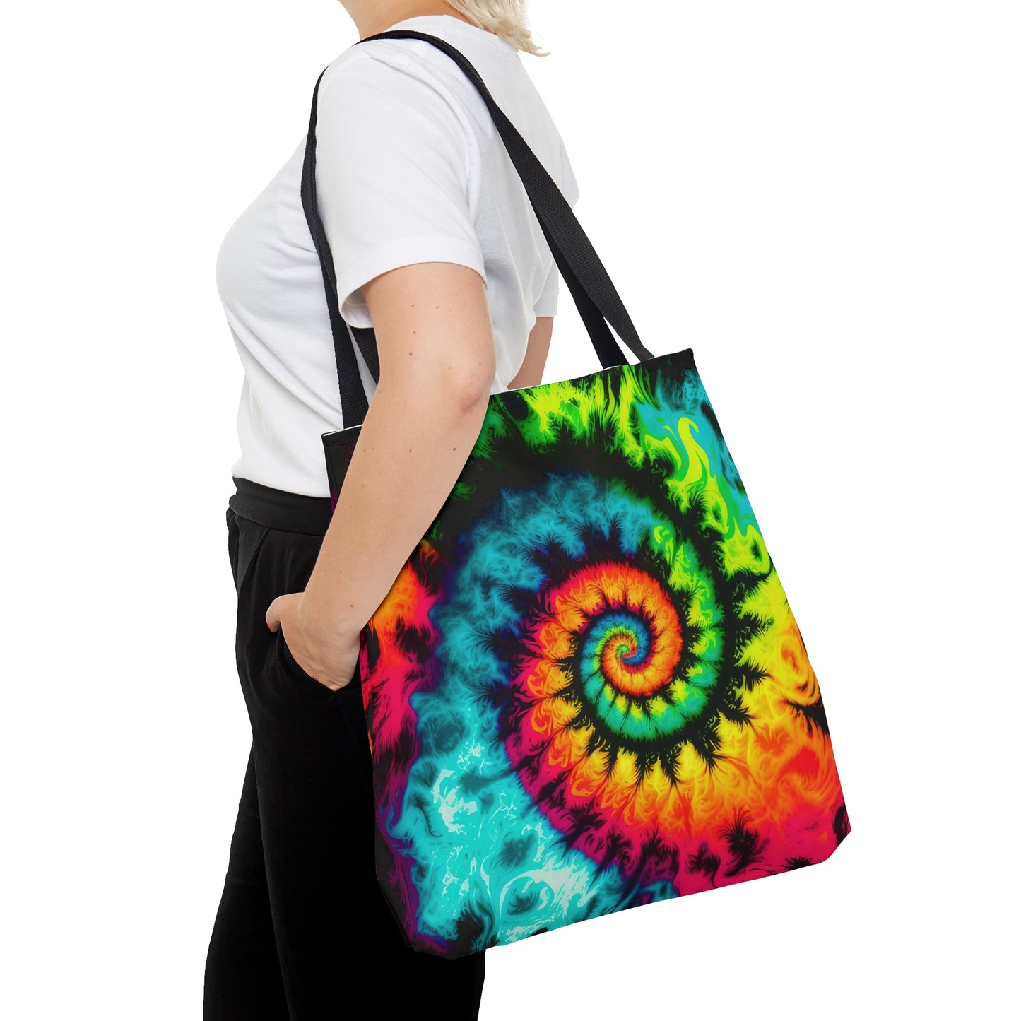 Bold And Beautiful Tie Dye Style Three Tote Bag (AOP)