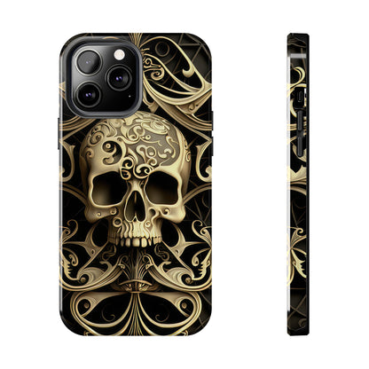 Metallic Chrome Skulls and classic Designed 7 Tough Phone Cases