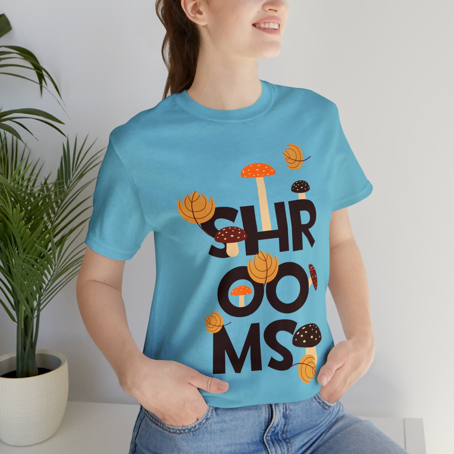 Shrooms, Unisex Jersey Short Sleeve Tee