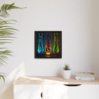 Three States of Flow, Art Print — Colorful Modern Wall Canvas