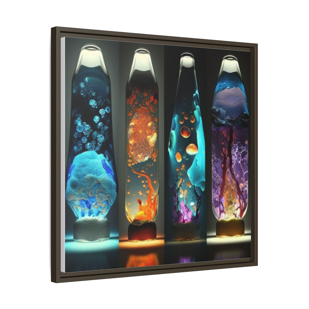 Elemental Currents, Art Print — Colorful Modern Wall Canvas