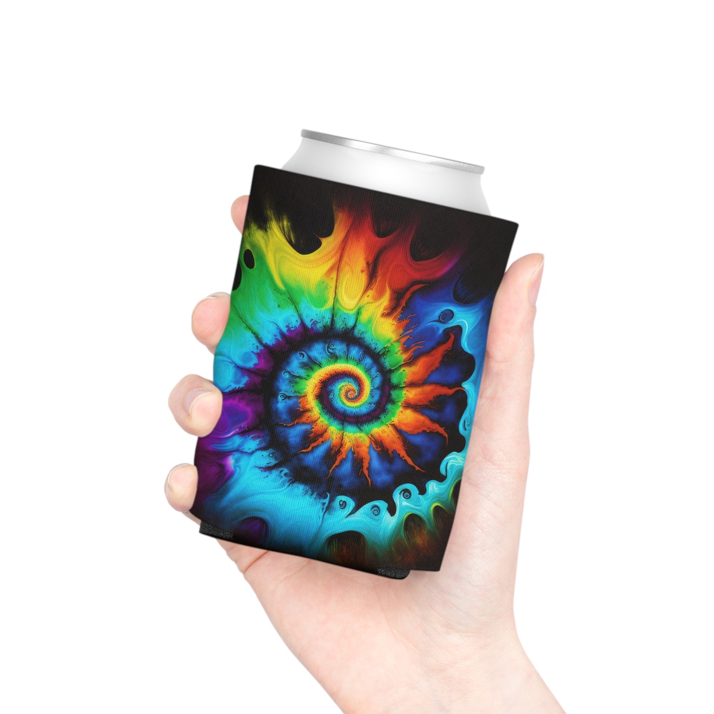 Bold And Beautiful Tie Dye Style One Can Cooler