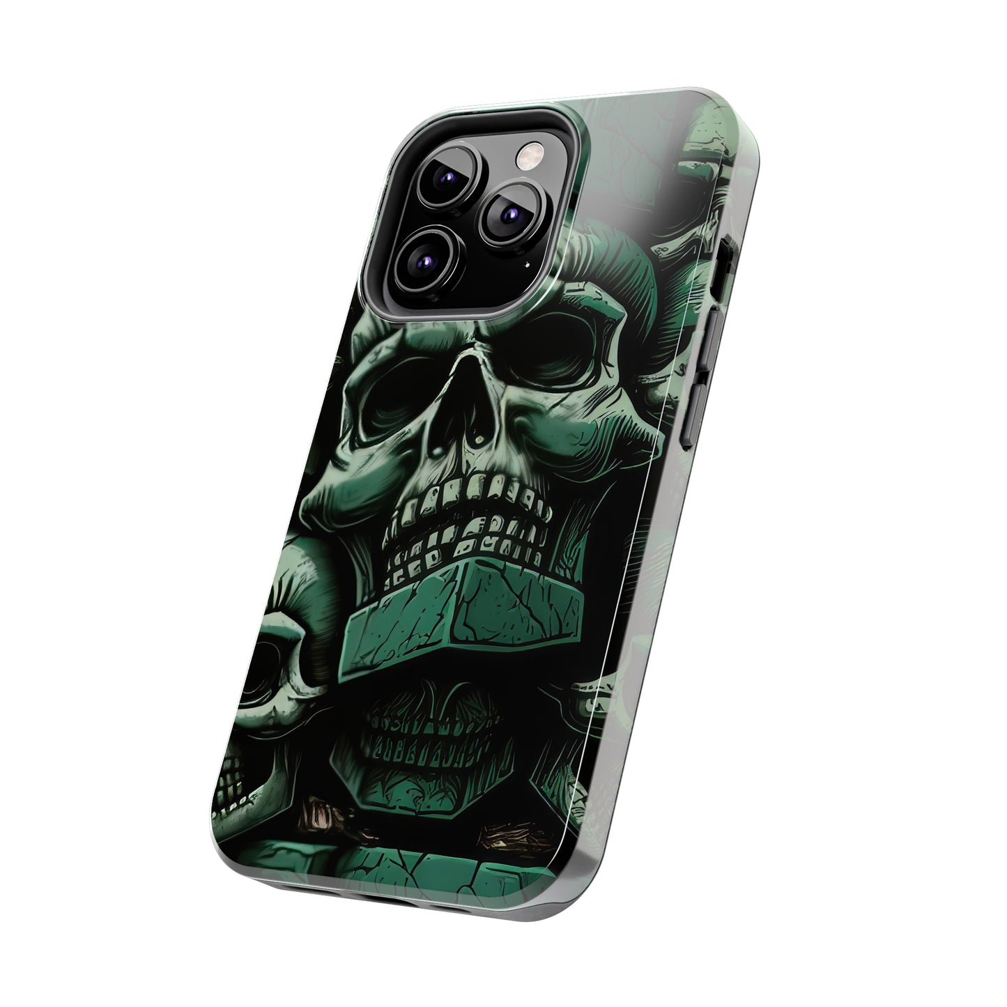 Metallic Chrome Skulls and classic Designed 15 Tough Phone Cases