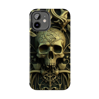 Metallic Chrome Skulls and classic Designed 3 Tough Phone Cases