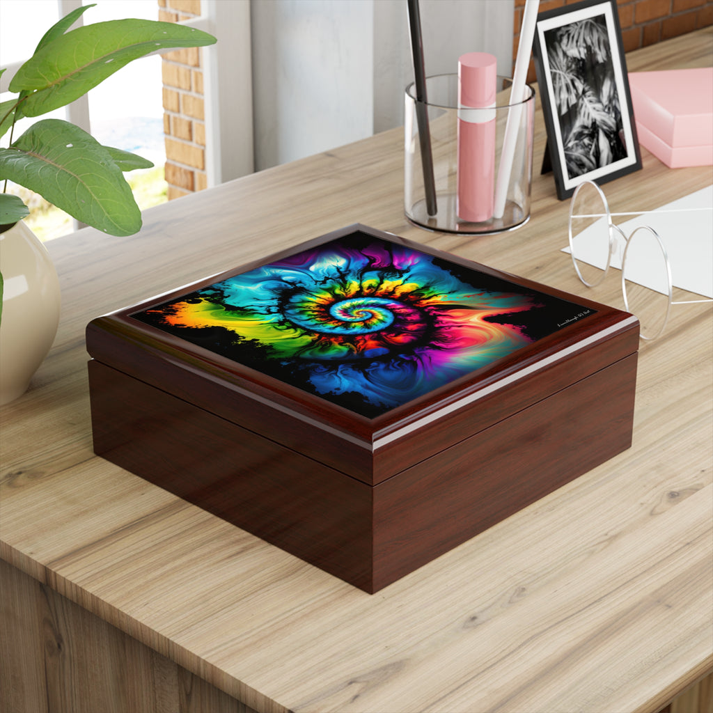 Prismatic Bloom, Jewelry- Stash -Collection Box