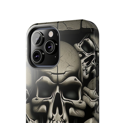 Metallic Chrome Skulls and classic Designed 12 Tough Phone Cases