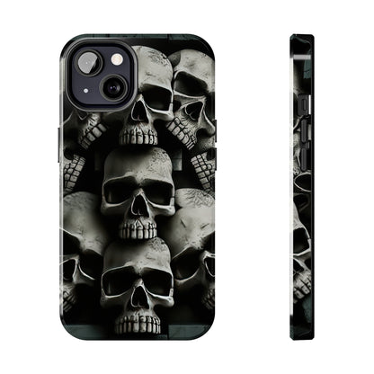 Metallic Chrome Skulls and classic Designed 11 Tough Phone Cases