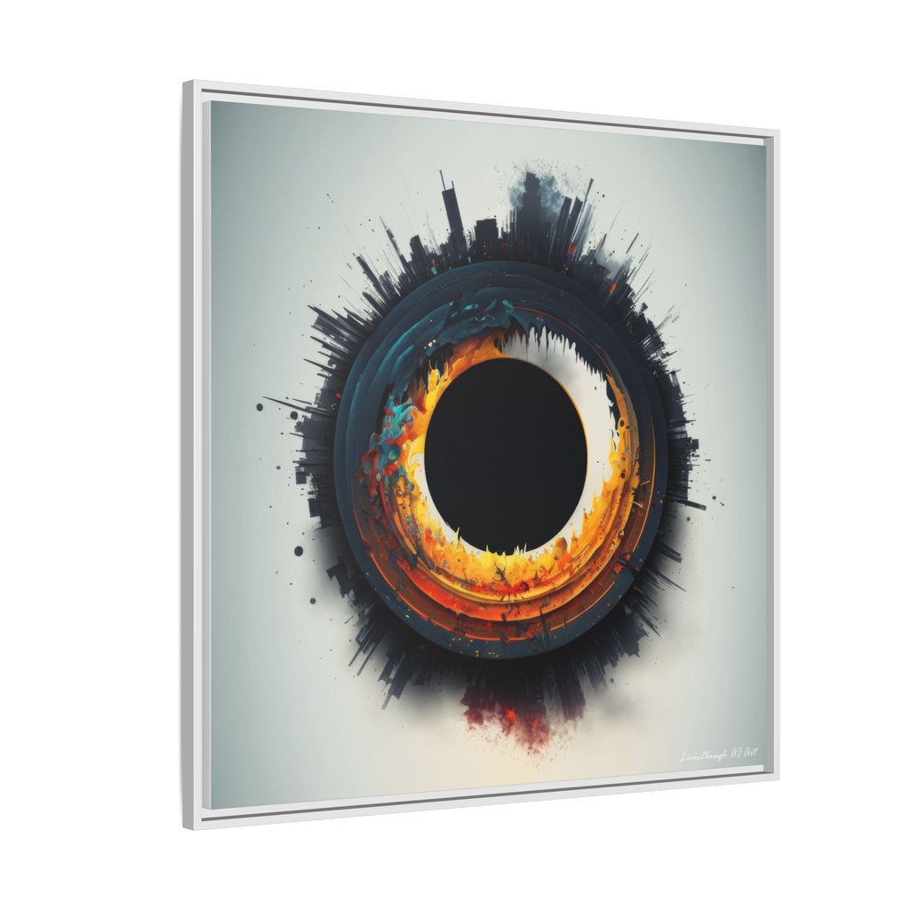 Eclipse of Industry, Art Print — Colorful Modern Wall Canvas