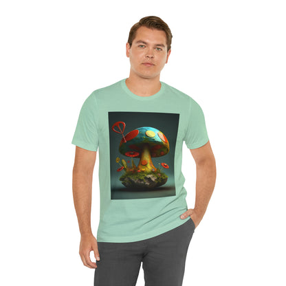 Hippie Mushroom Color Candy Style Design Style 4 Unisex Jersey Short Sleeve Tee