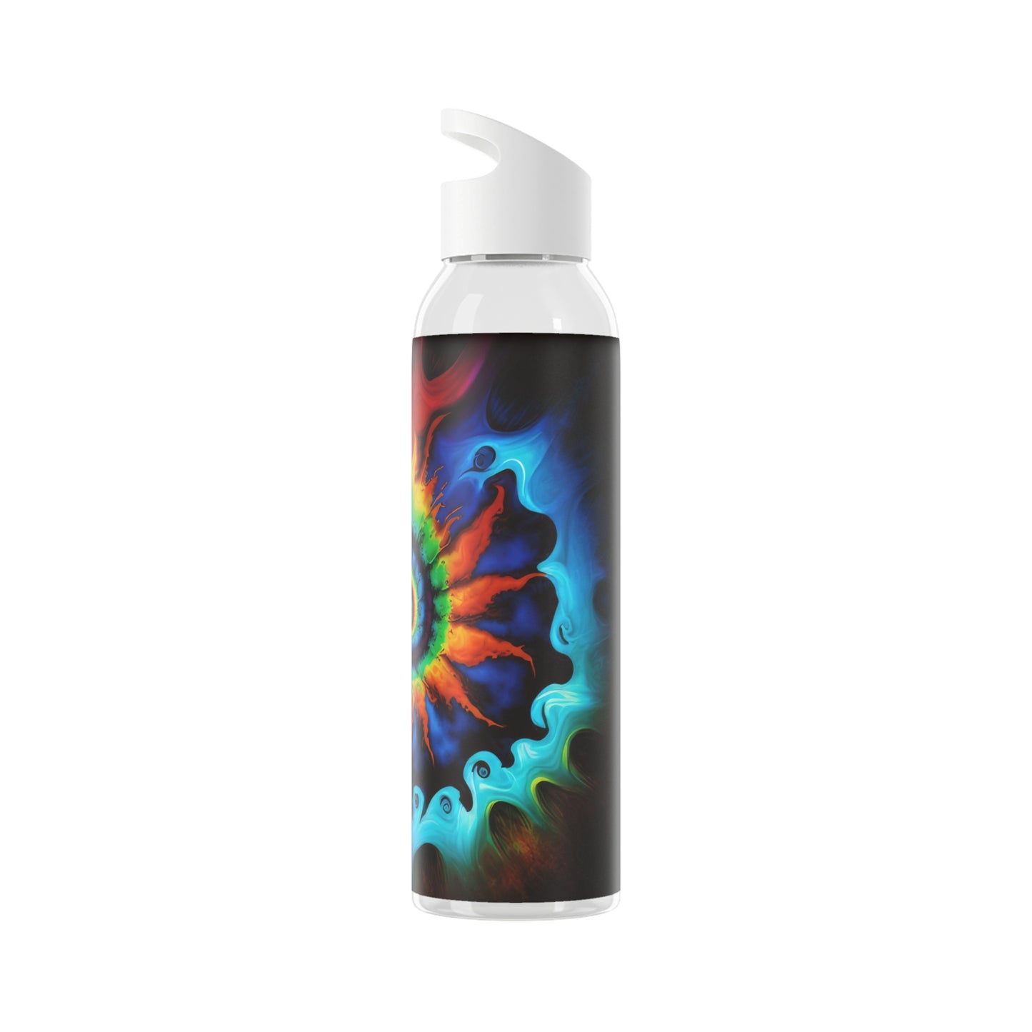 Bold And Beautiful Colors Tie Dye Style One Sky Water Bottle